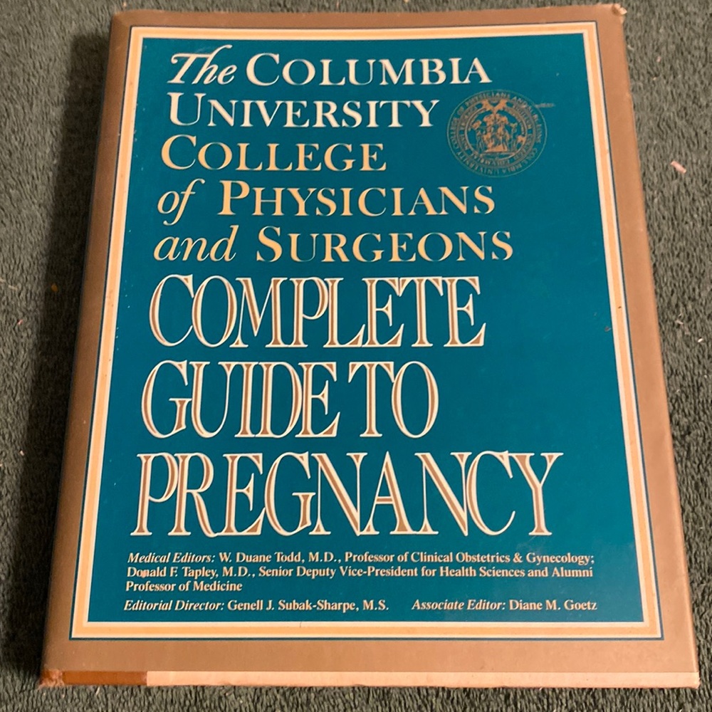 “Complete Guide to Pregnancy” Hardcover with dust jacket